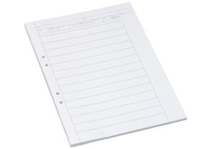 Bantex - Eksamenspapirt, Linjert 18, A3 Falset