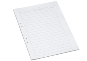 Bantex - Eksamenspapirt, Linjert 14,5, A3 Falset