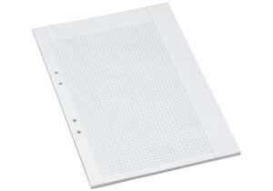 Bantex - Eksamenspapirt, Rutet 5 X 5 A3 Falset