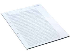 Bantex - Eksamenspapir, Rutet, A4 Med Svensk Hulling