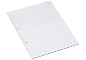Bantex - Arbeidsark A4 linjert 5+5+5+7 mm med svensk hullning