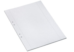 Bantex - Arbeidsark, A4 Rutet 5 X 5 Mm Med Svensk Hulling