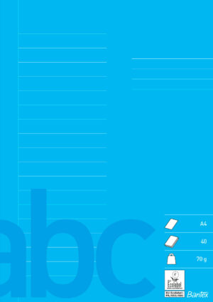 Bantex - Skolhäfte A4 18 Linjer