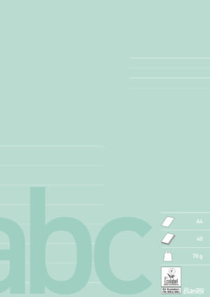 Bantex - Skolhäfte A4 8 Linjer