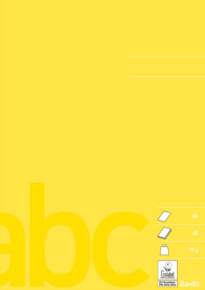 Bantex - Skolhäfte A4 Olinjerat