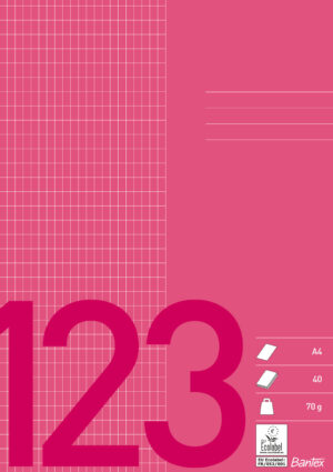 Bantex - Skolhäfte A4 Rutat 5 X 9