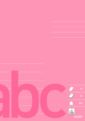 Bantex - Skolhäfte A5 7 Linjer