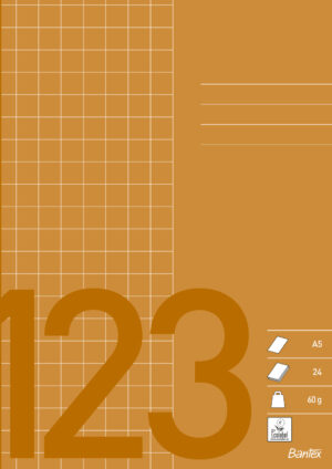 Bantex - Skolhäfte A5 Rutat 10 X 10