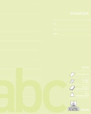 Bantex - Arbetshäfte Norsk Standard 17X21 11 Linjer