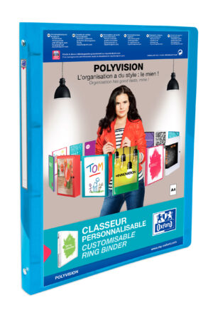 Oxford - Polyvision Indstiksringbind 15 mm