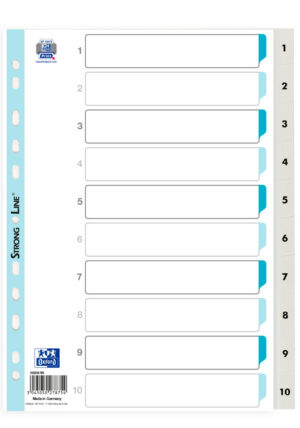 Strong-Line® Register A4 PP 1-10