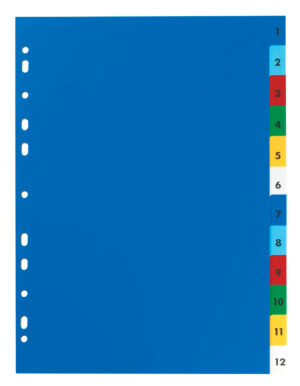 Strong-Line® PP Registersæt farvet 1-12