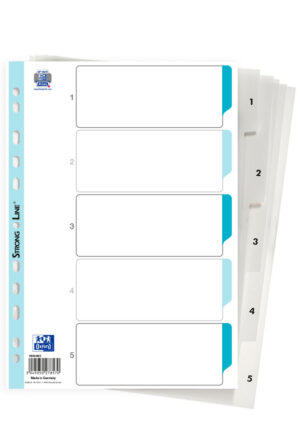 Strong-Line® Register PP A4 1-5