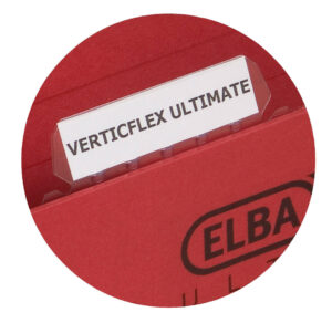 ELBA - Label Sheets - Verticflex Suspension Files, Made Of Bristol Card, Bag Of 10 Sheets