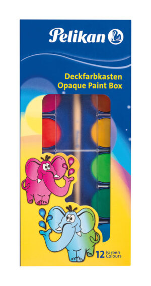 Pelikan - 12 Vandfarver Med Pensel