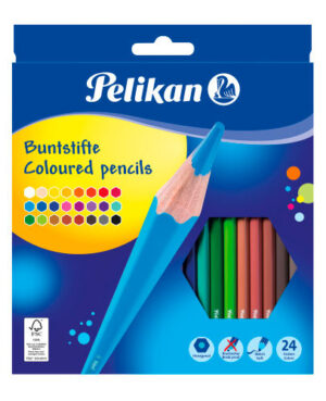Pelikan - 24 Farveblyanter 6-kantet