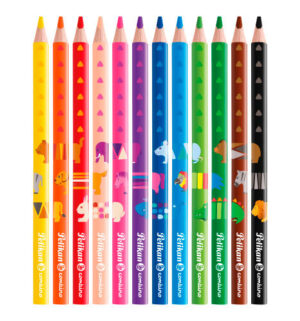 Pelikan - 12 Combino Jumbo Farveblyanter