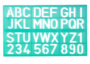 Linex - 8530 skriftskabelon