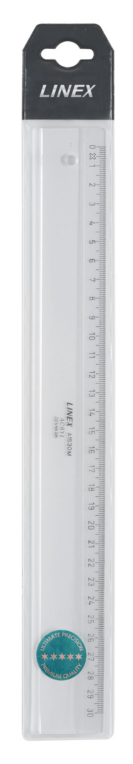Linex - A1530M Tegne- og kontorlinjal