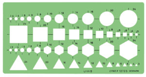 Linex - 1270S kombinationsskabelon