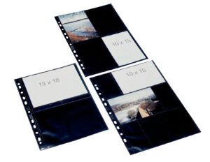 Bantex - Photo Pocket 0,09 Mm 10 Pockets Black