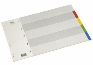 Bantex - Strong-line® Dividers A3 Oblong 5 Part
