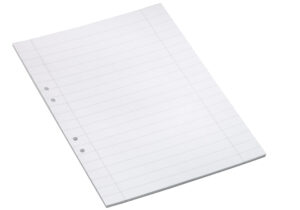 Bantex - Arbeidsark A4 Linjert, 14,5 Mm Med Svensk Hulling