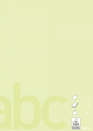 Bantex - Skolehefte A4 32S 70G 29 Linjer