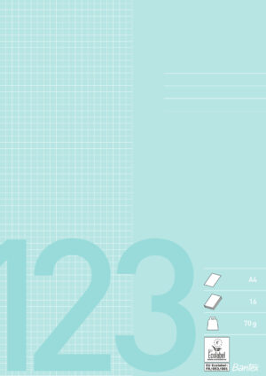 Bantex - Skolehefte A4 32S 70G 5X5