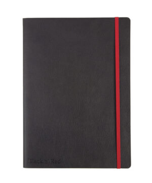 Oxford - Black n´Red Business Journal Soft cover B5, linjeret