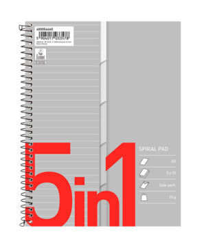 Bantex - 5In1 Collegeblock A5 Linjerat 5X15 Ark