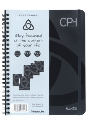 Bantex - CPH Copenhagen Notebook A5+, Ruled