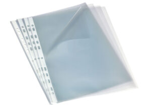 Bantex - Lomme med åbning i top og langs hulkant 0,09 mm