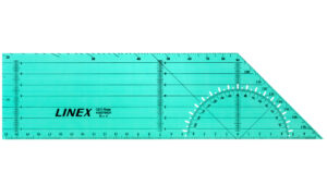Linex - Geo-Ruler - kombineret lineal og geometritrekant