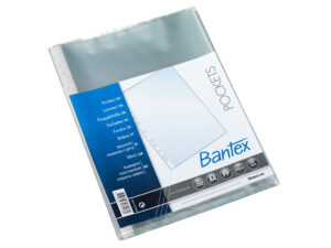 Bantex - ficka med öppning i övre kanten 0,04 mm. 50 st. Glas klar