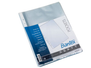 Bantex - ficka med öppning i övre kanten 0,025 mm. 100 st.