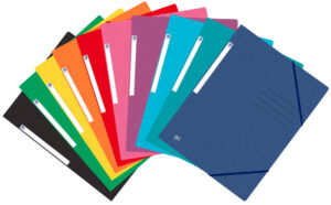 Oxford - Topfile+ samlemappe A4 10 farver assorteret