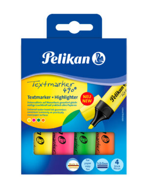 Pelikan - Textmarker 490® Etui/4 Farver