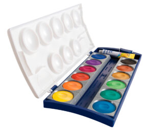 Pelikan - 12 Vandfarver - Nr. 1 Malesæt (K12)