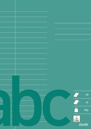 Bantex - Skolhäfte A5 22 Linjer
